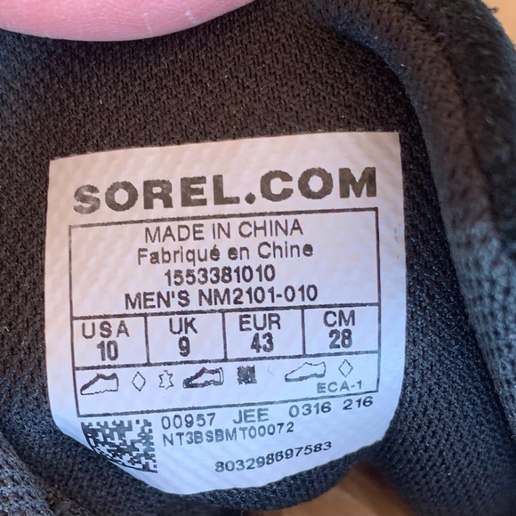 Sorel Ankeny Men’s Black Duck Boot - Picture 8 of 9